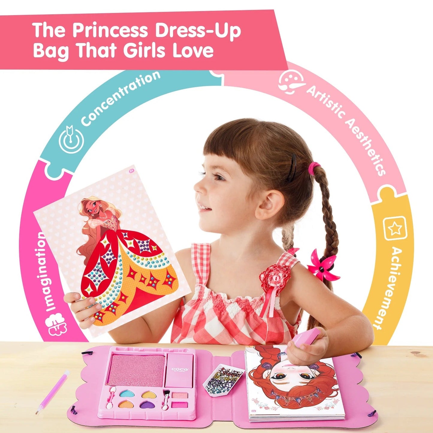 Prenses Makyaj Ve Giydirme Seti