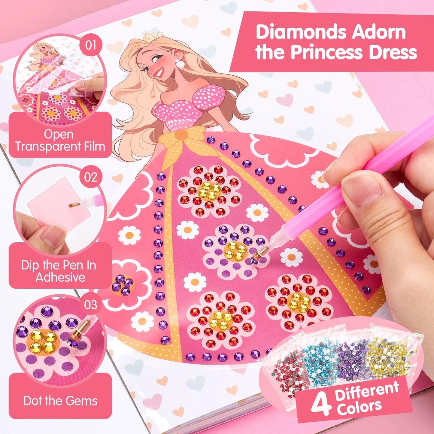 Prenses Makyaj Ve Giydirme Seti