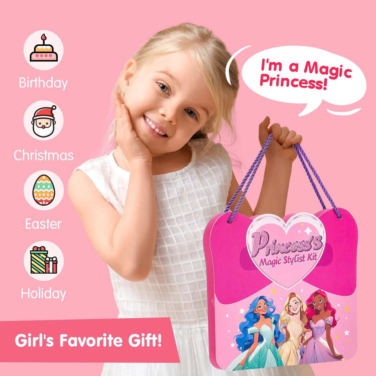 Prenses Makyaj Ve Giydirme Seti