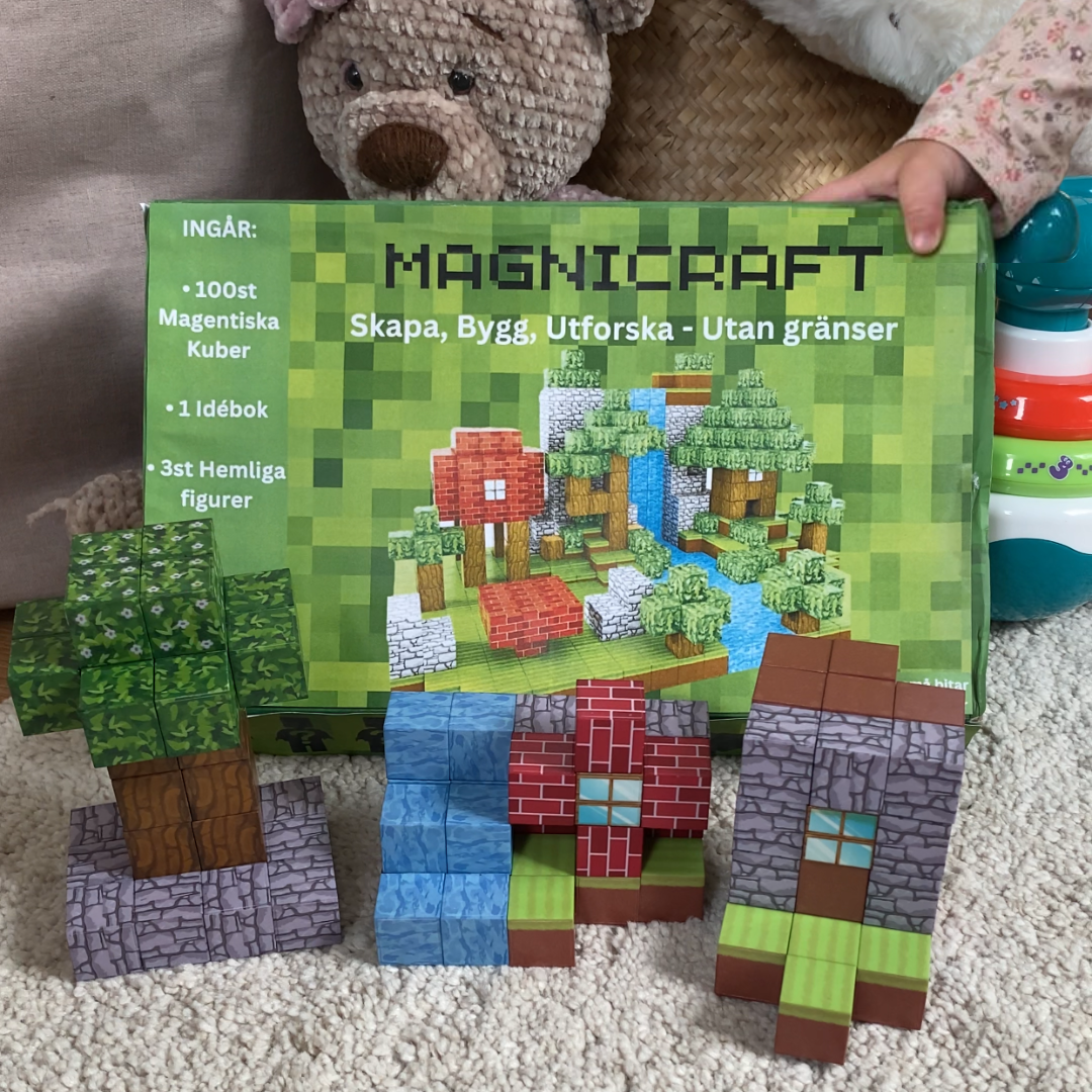 Minecraft Manyetik Blok Yapı Taşları