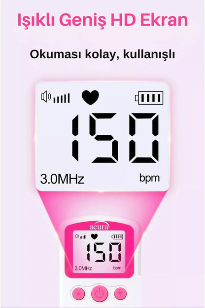 Bebek Nabız Dinleme Cihazı (Jel Hediye)