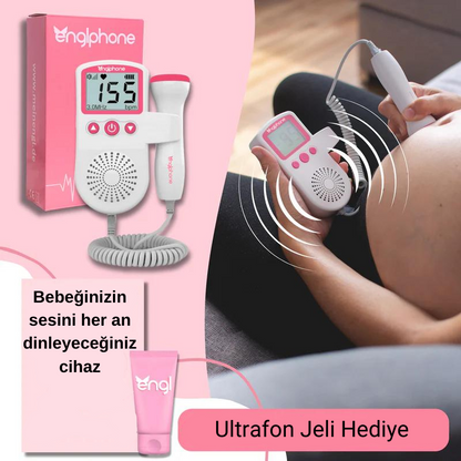 Bebek Nabız Dinleme Cihazı (Jel Hediye)