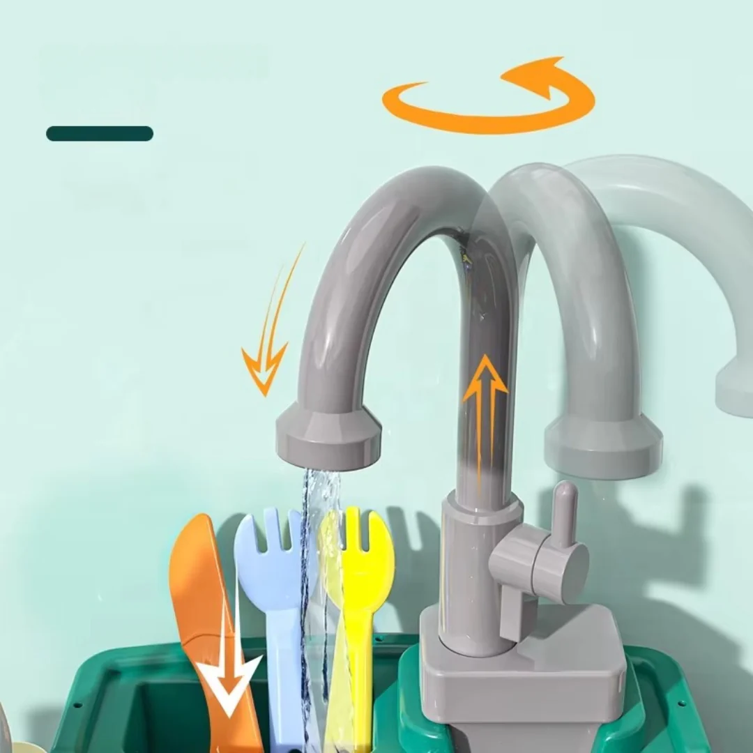 Musluklu Çocuk Mutfak Oyuncağı