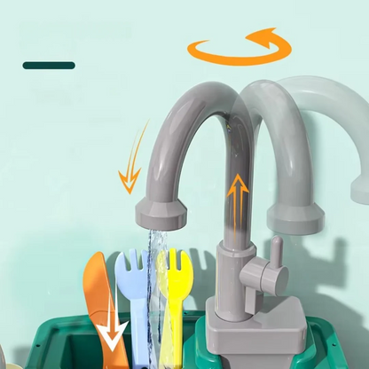 Musluklu Çocuk Mutfak Oyuncağı